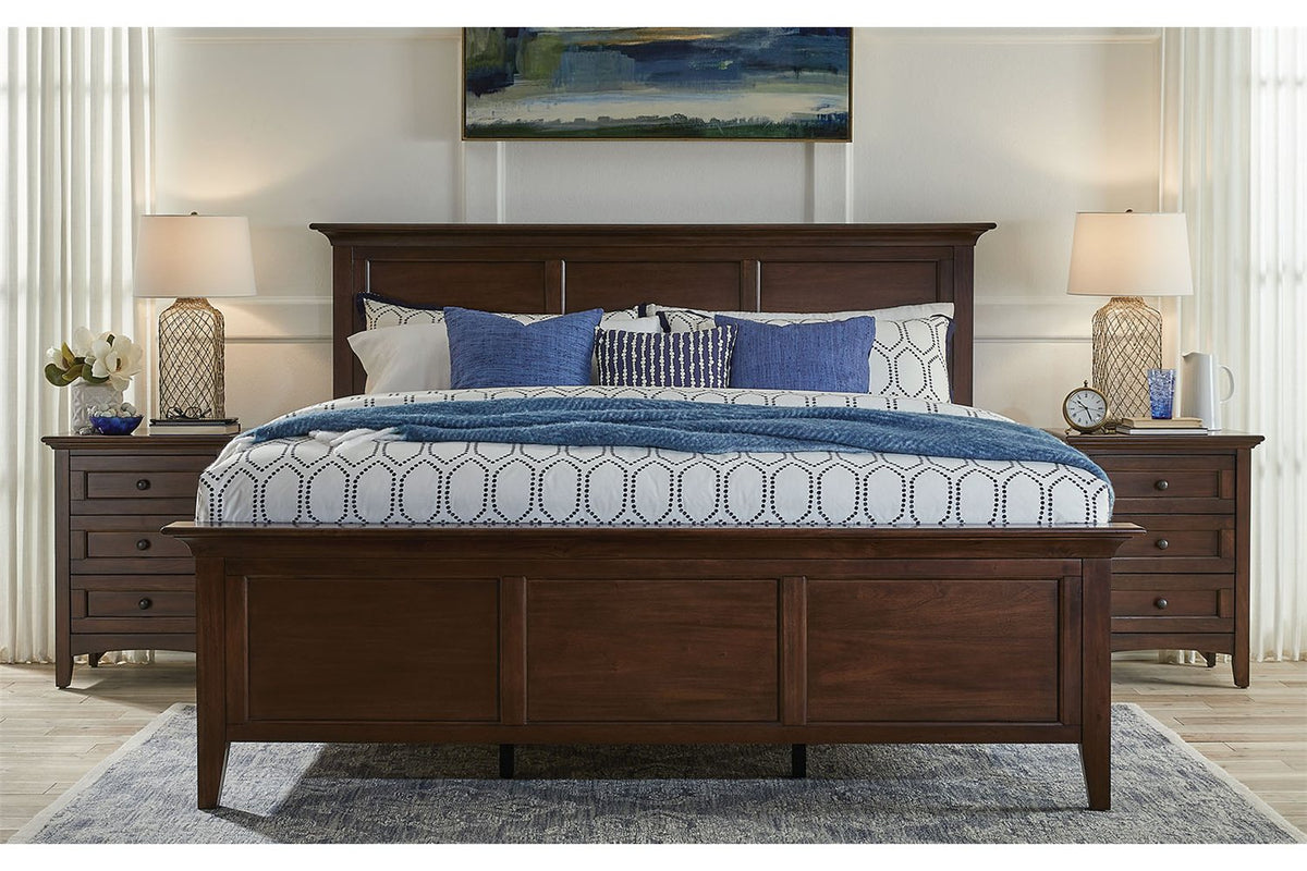 Westlake White Panel Bed