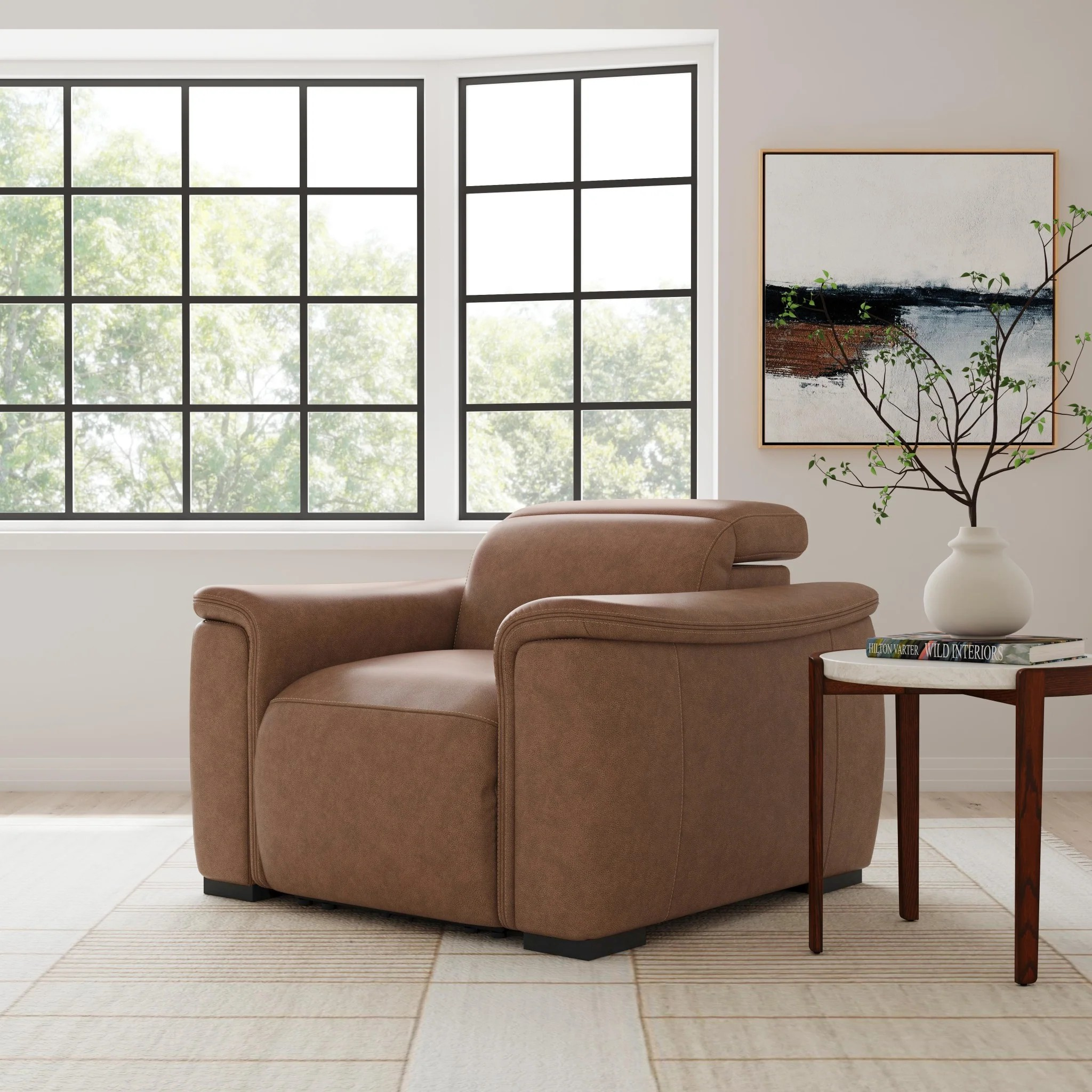 Camden Dusty Taupe Power Recliner