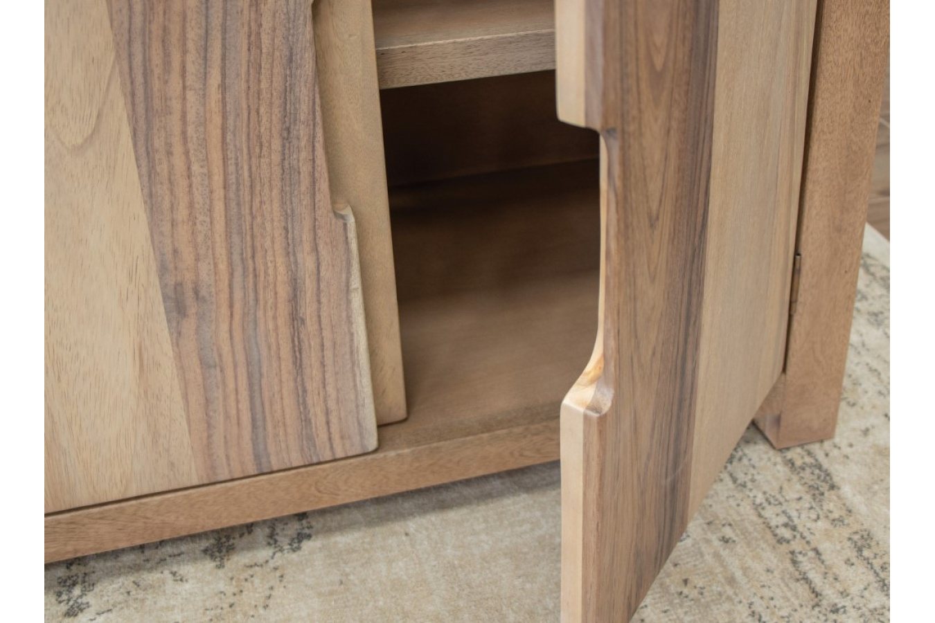 Natural Parota 93" TV Stand
