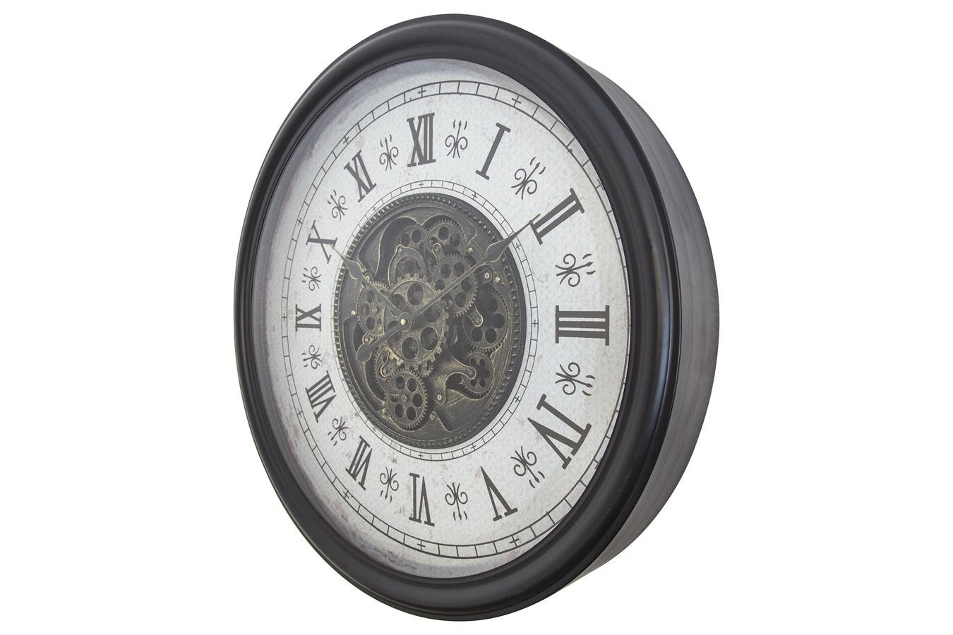 Aged Bronze Wall Clock