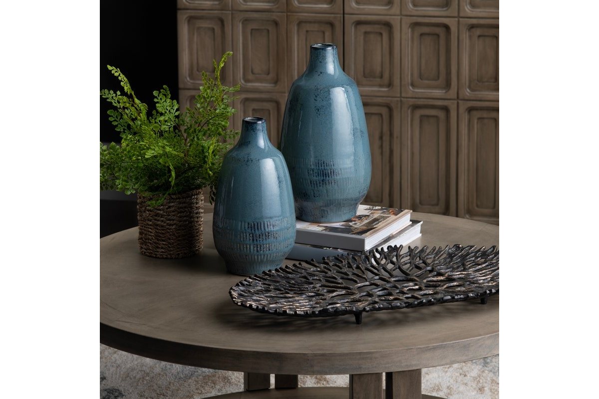 Blue Arden Vases (Set of 2)