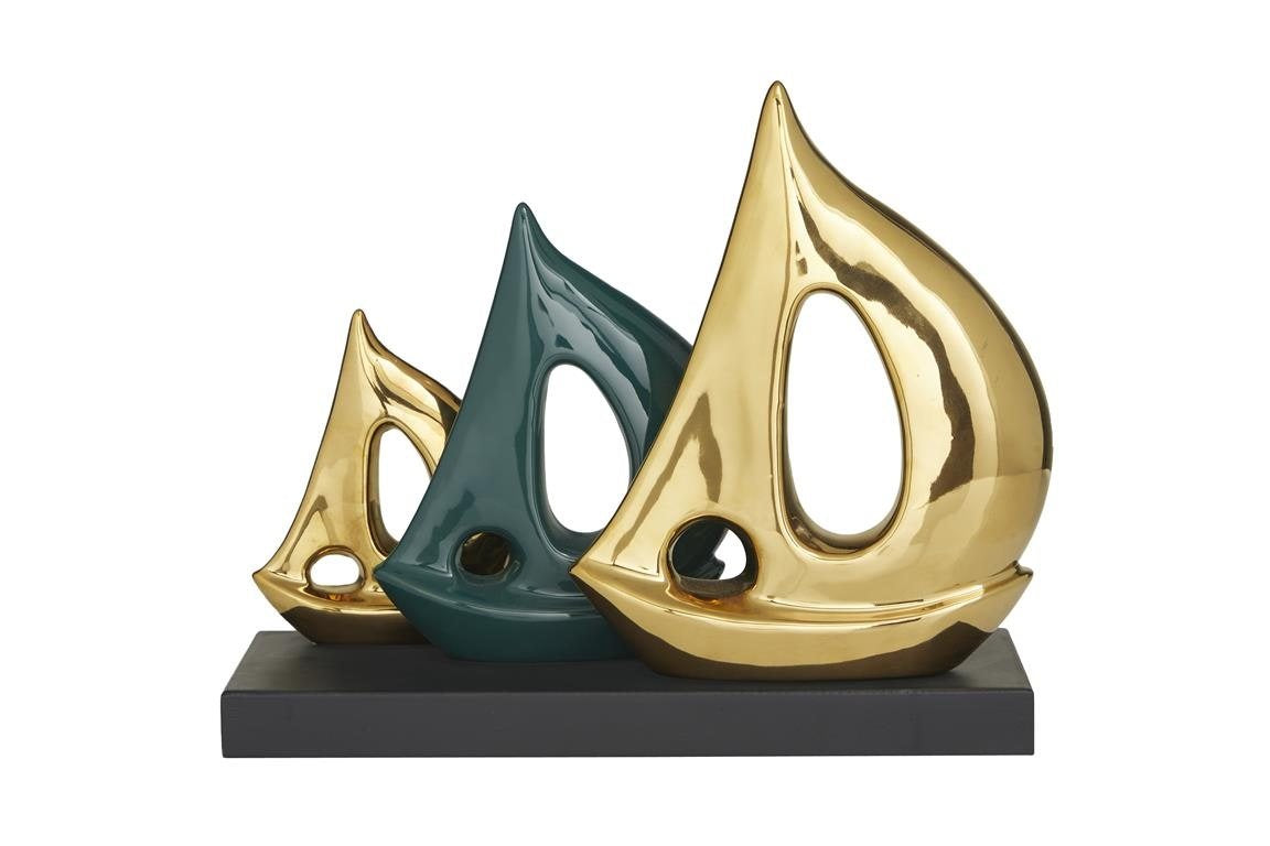 Cosmopolitan Porcelain Sailboat Sculpture