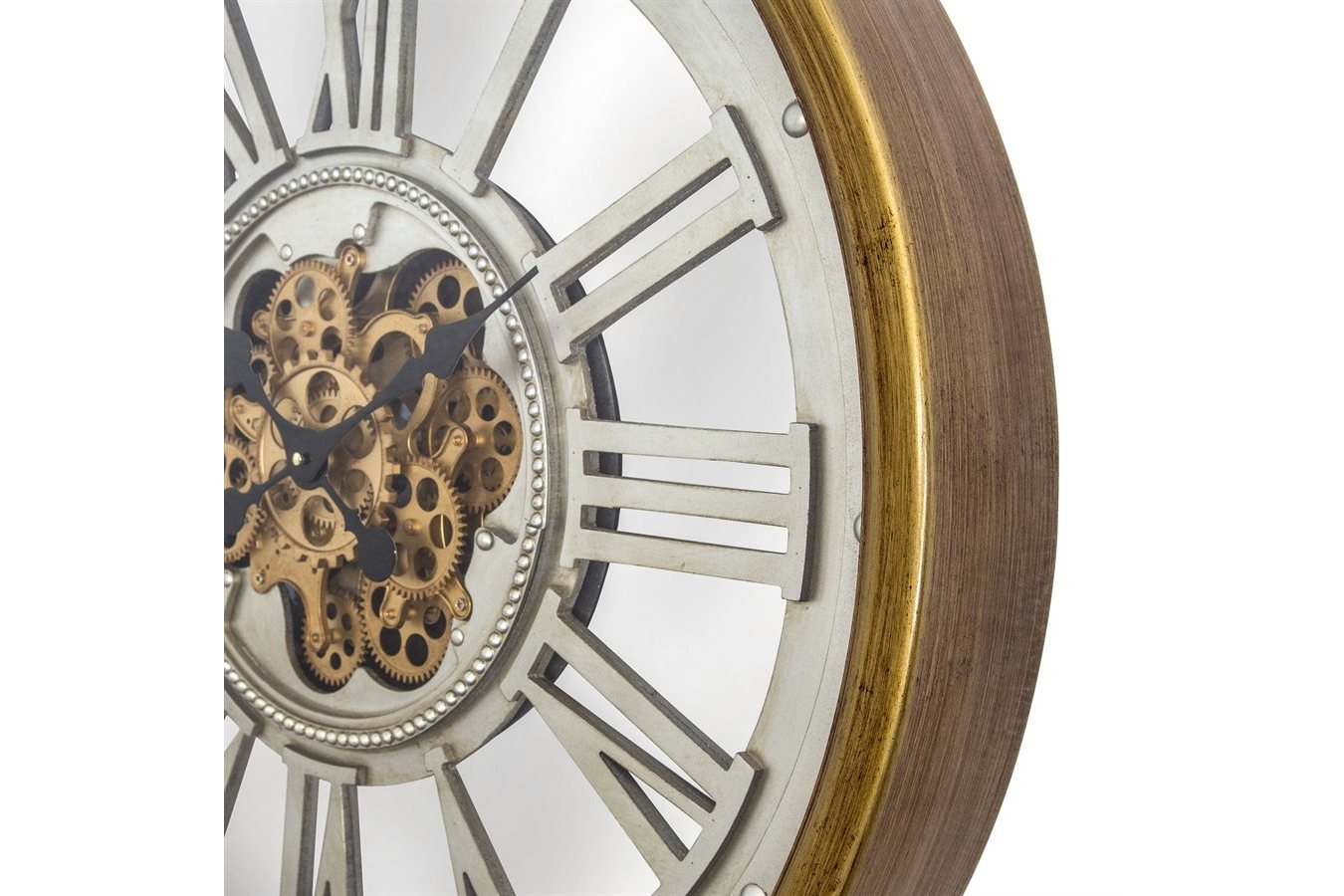 Pewter Gear Clock