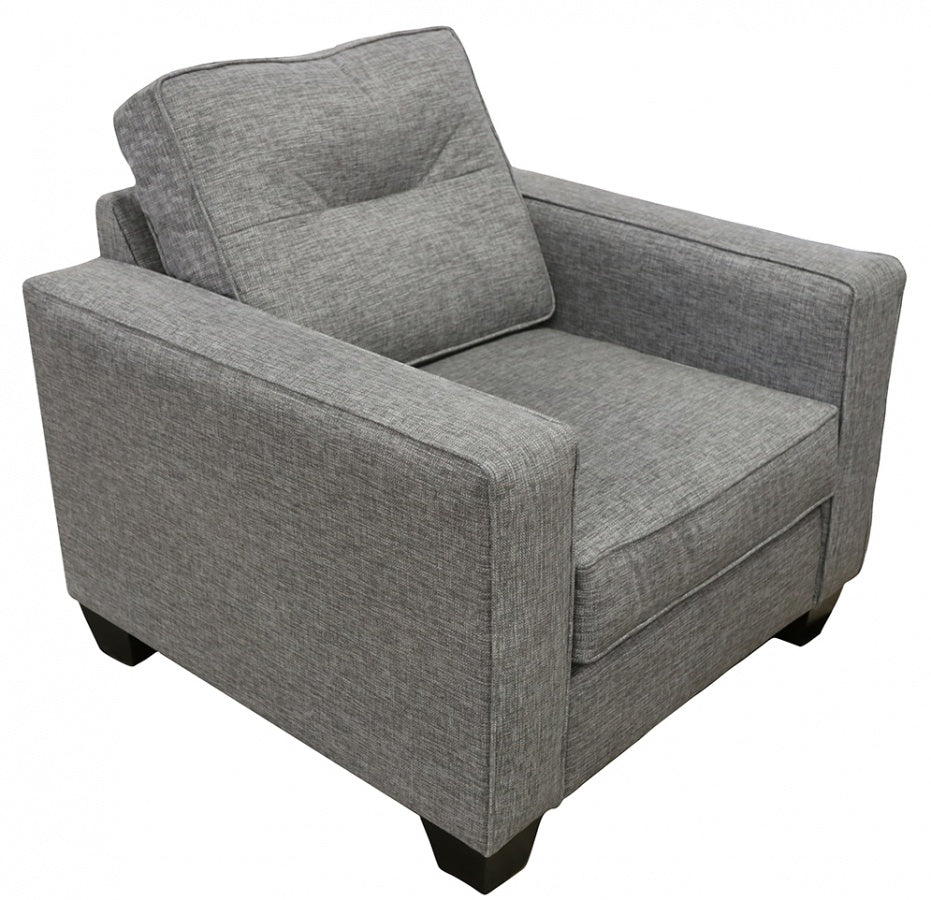 Stanton 448 chair in Hazey Fog fabric.