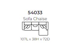 540 Stanton Sofa Chaise - Custom