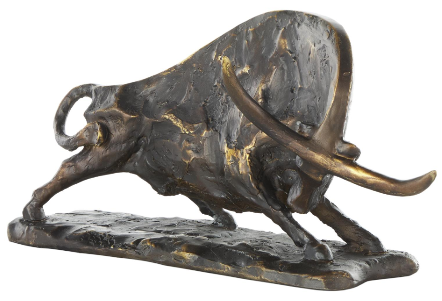 Black Polystone Bull