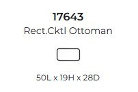 176 Stanton Ottoman - Dominator Charcoal