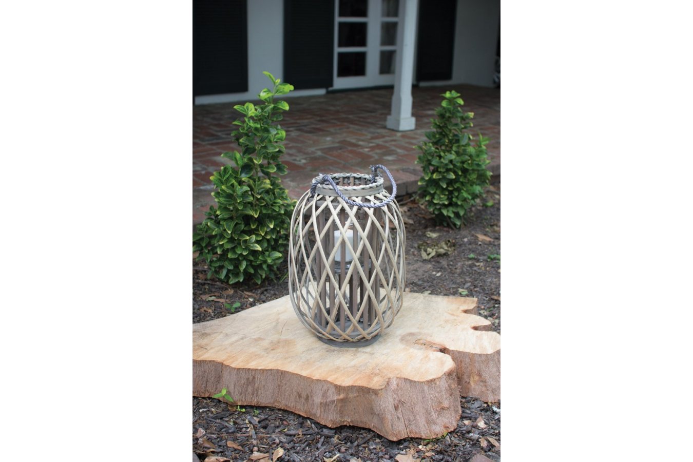 Grey Willow Small Lantern