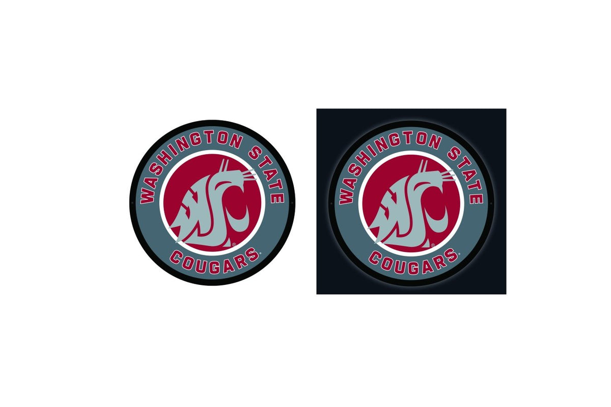 WA State Round LED Wall Decor