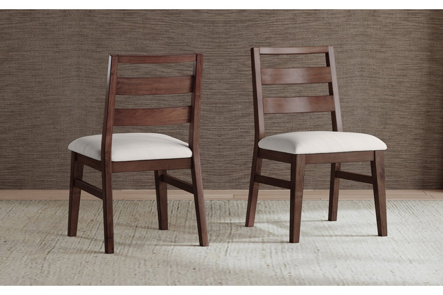 Voss Ladderback Upholstered Seat Chair