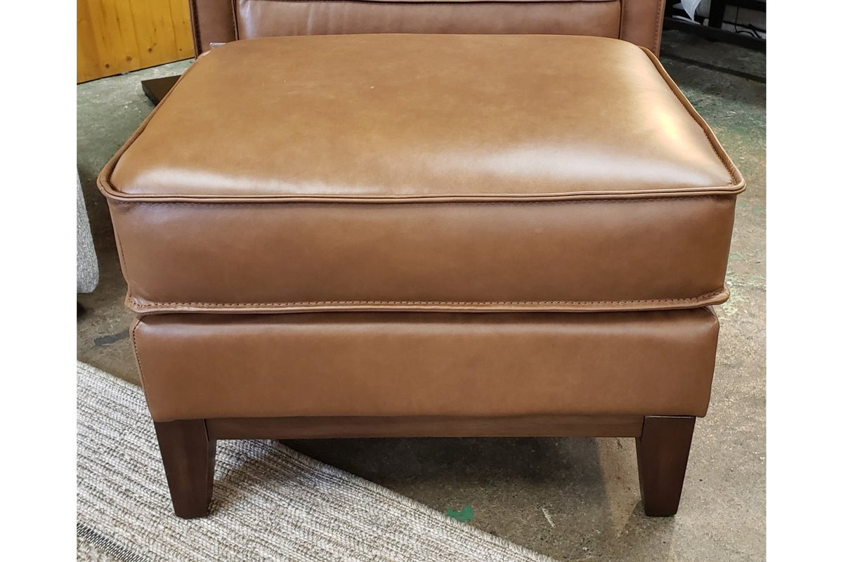 Weston Leather Ottoman