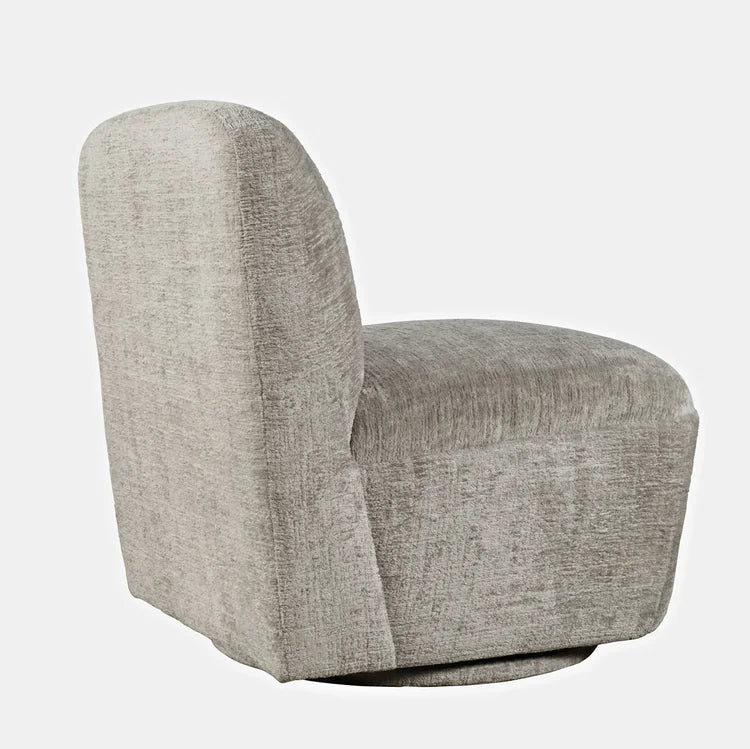 Josie Grey Swivel Accent Chair