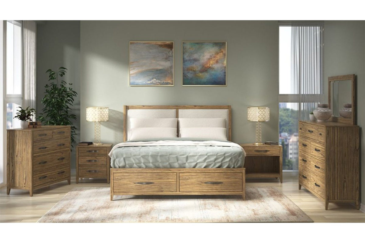Belgium 3 Drawer Nightstand