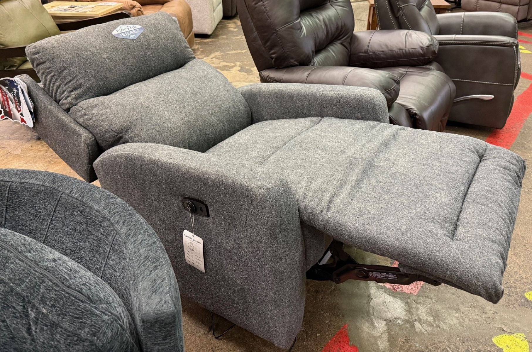 Livvy Gravel Power Rocker Recliner