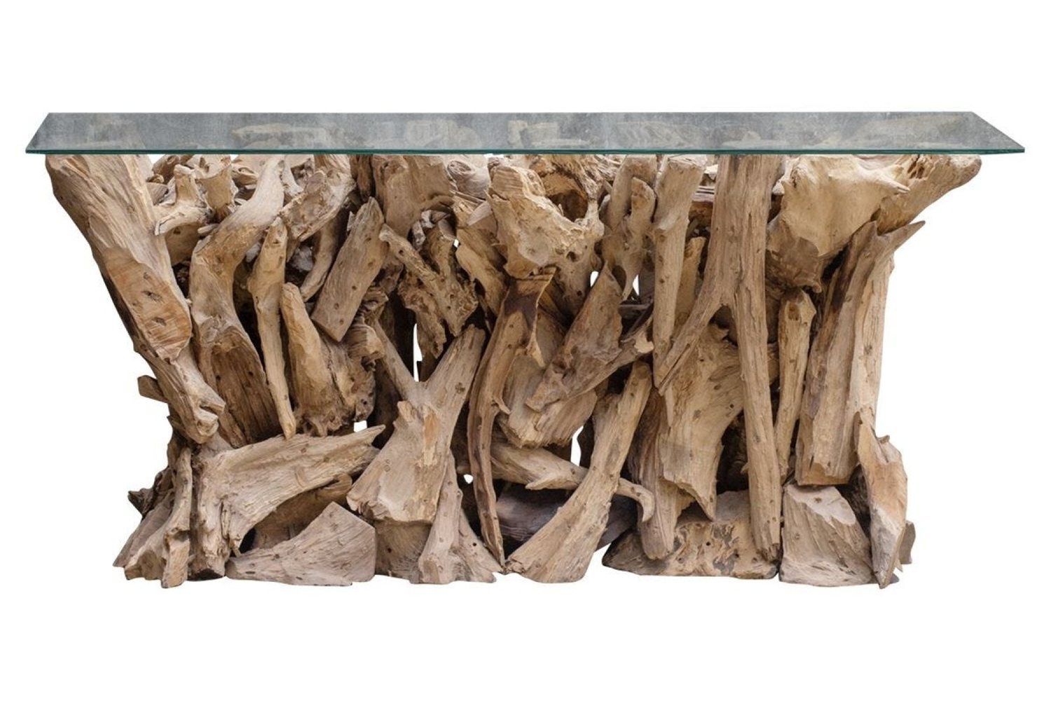 Teak Root Console Table