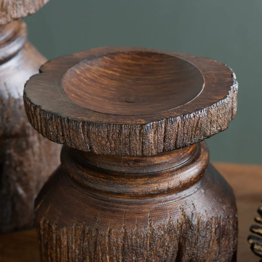 Barn Post Candleholders (Set of 2)
