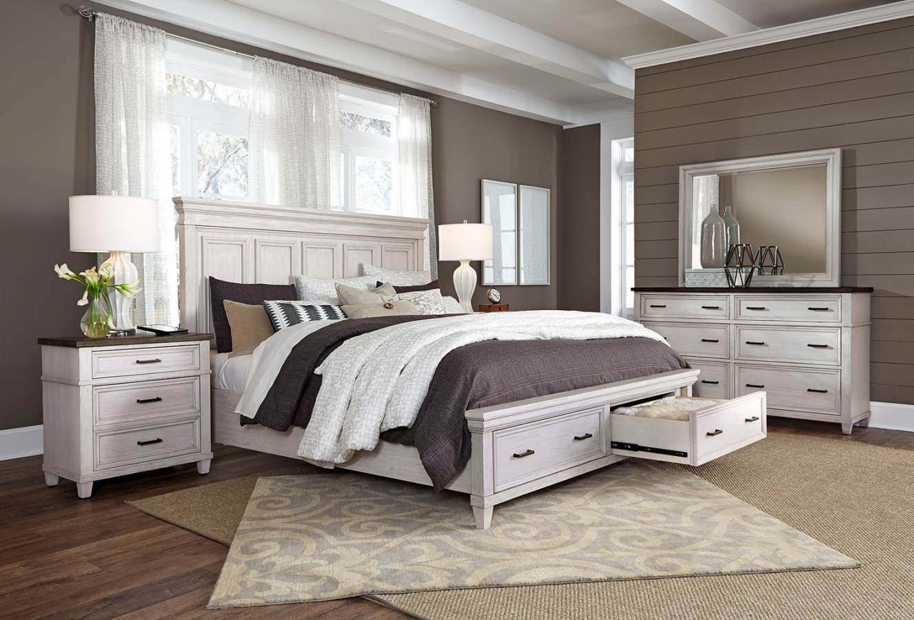 Caraway Storage Panel Bed