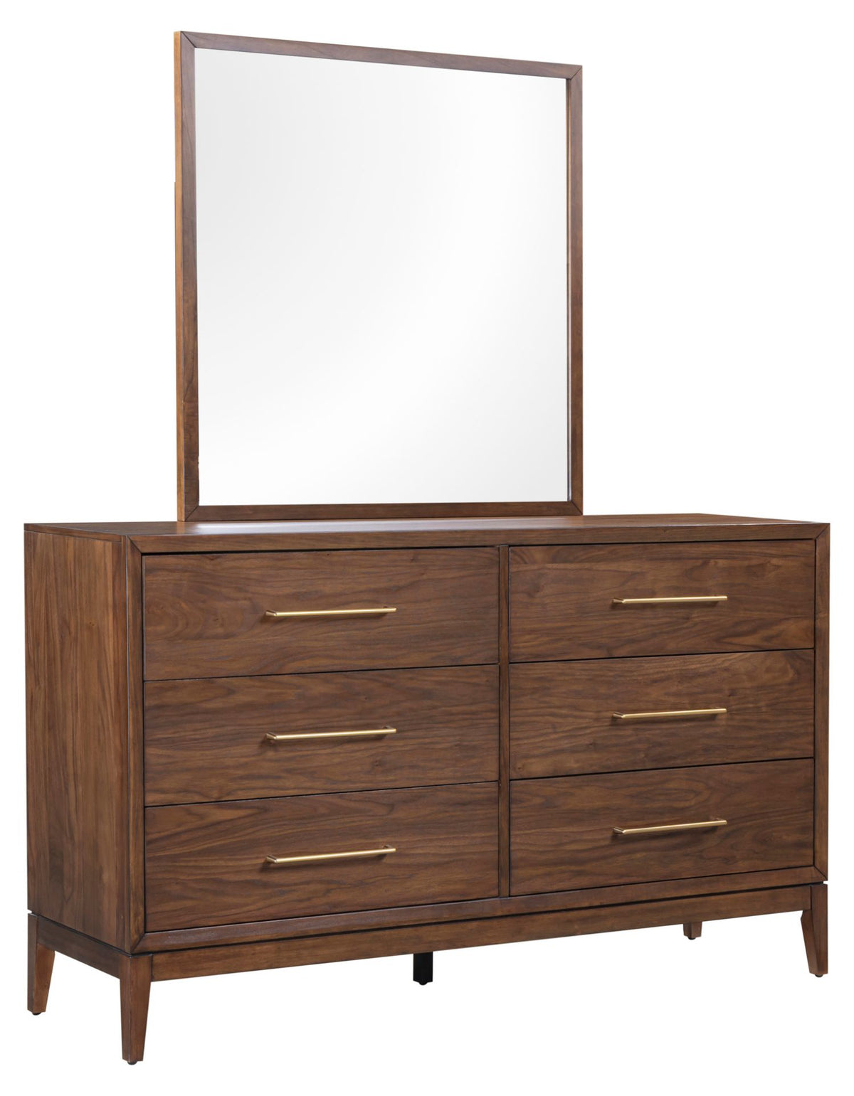 Jasper Modern Walnut Dresser