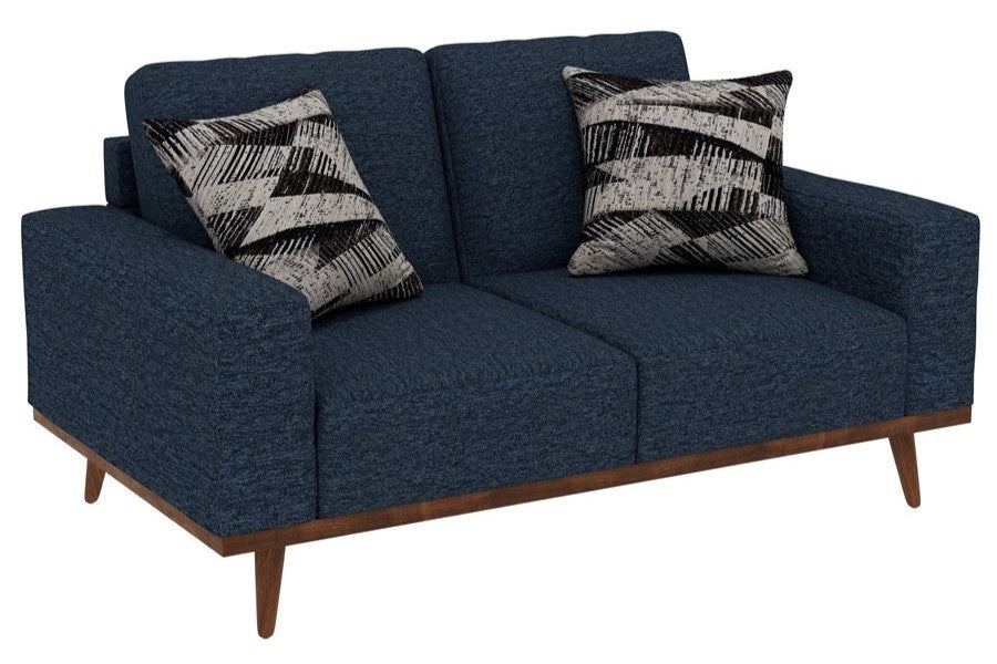 Heath Navy Loveseat