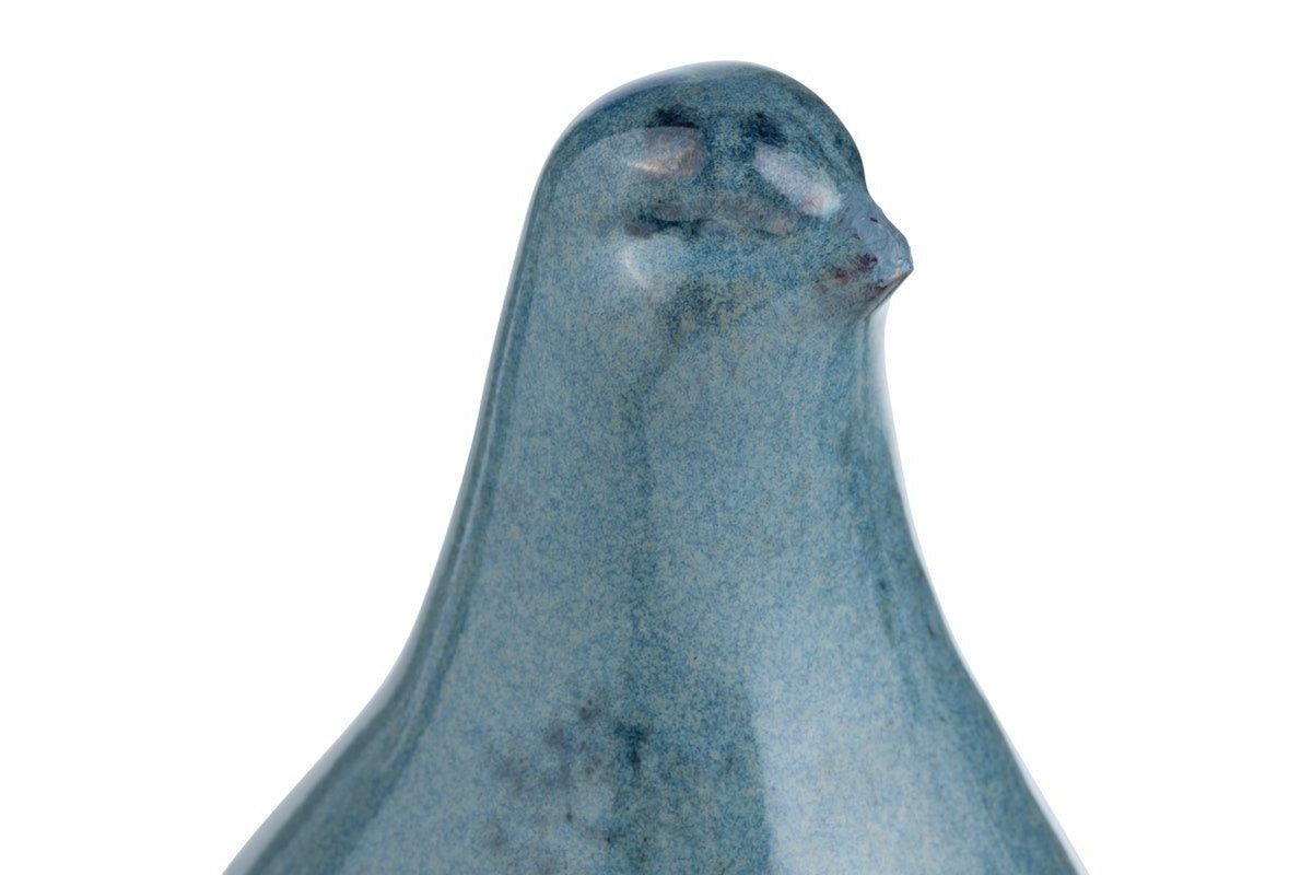 Blue Partridge Statues (Set of 3)