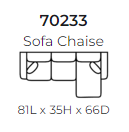 702 Stanton Sofa Chaise - Custom