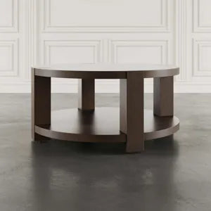 Brownstone Chocolate Round Coffee Table