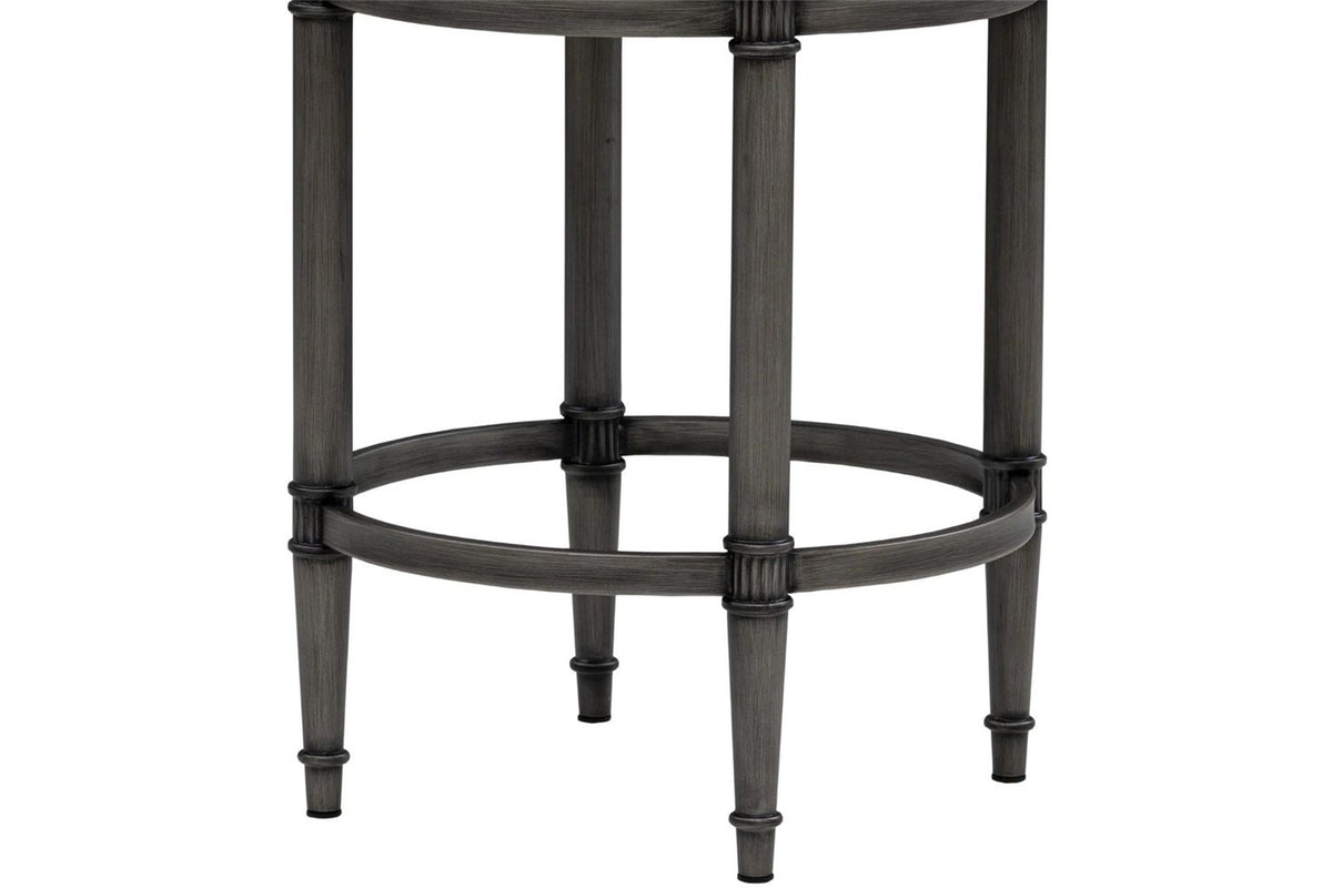 Eunice Ivory Swivel Barstool