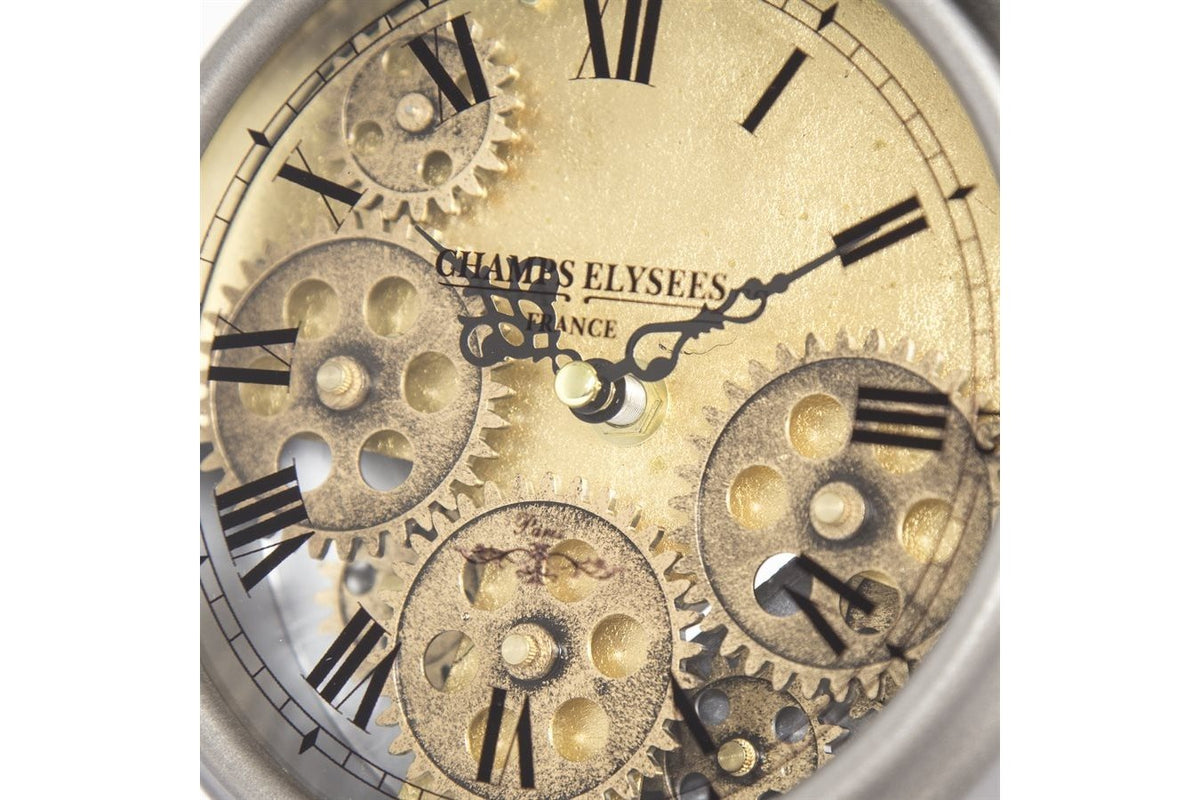 Gunpowder & Brass Gears Table Top Clock