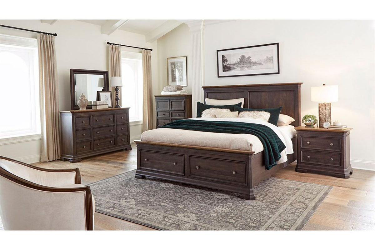 Grand Louie 6 Drawer 2 Door Chest
