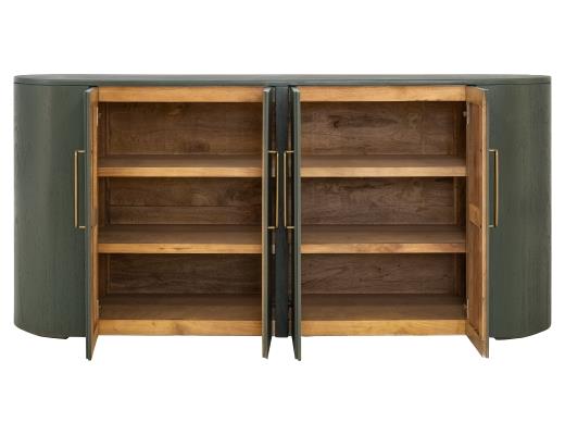 Balam Green 4 Door Console