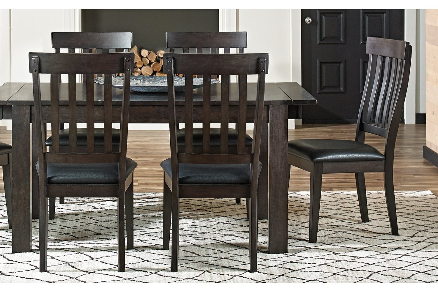 Mariposa Warm Grey Slatback Side Chair