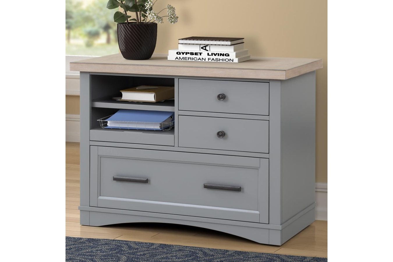 Americana Modern Functional File Desk
