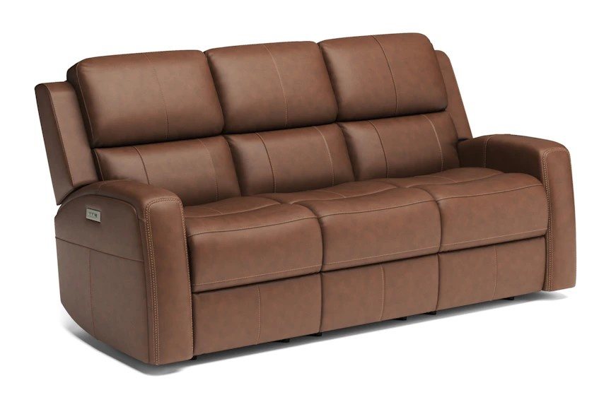 Linden Caramel Power Reclining Sofa